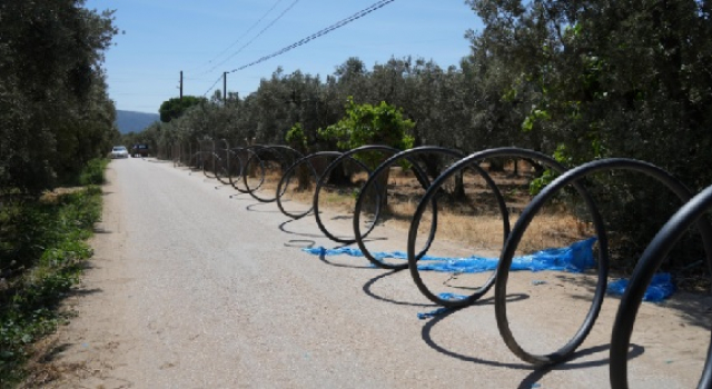 Balıkesir’de, 80 bin zeytin ağacı suyla buluştu