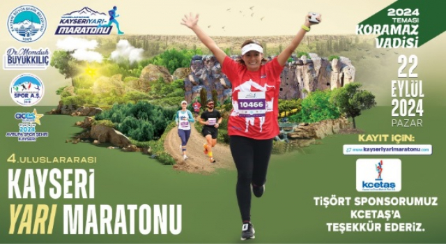 Kayseri Yarı Maratonunda Geri Sayım Başladı