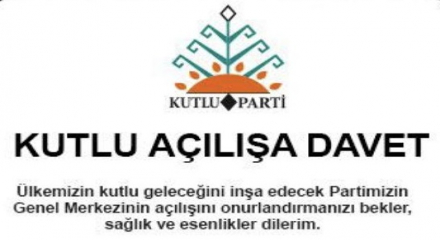 YUSUF HALAÇOĞLU AÇILIŞA DAVET ETTİ