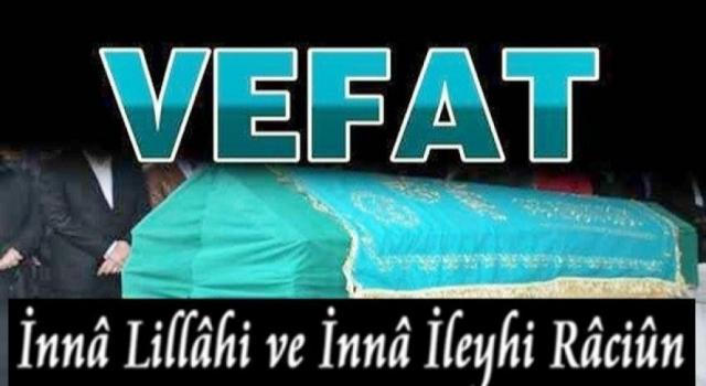 MİMAR ABDULLAH YLMAZ VEFAT ETTİ