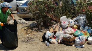 Tatilcilerin akın ettiği Marmaris'te 3 bin ton çöp toplandı