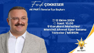 Başkan Ferdi Çokkeser Ak Parti Toroslar ilçe Kongresi mesajlarını verdi