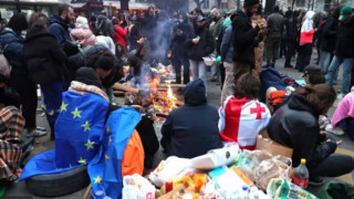 Gürcistan'da AB yanlılarının protestoları devam ediyor