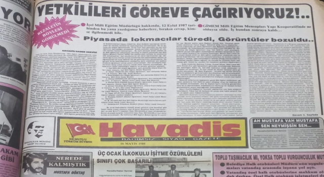 MUSTAFA GÖKTAŞ’IN HAVADİS GAZETESİ