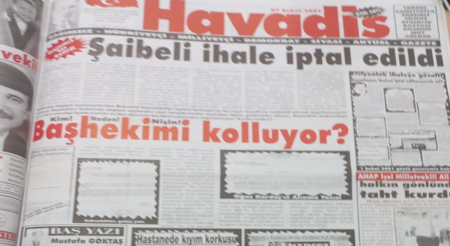 MUSTAFA GÖKTAŞ’IN HAVADİS GAZETESİ