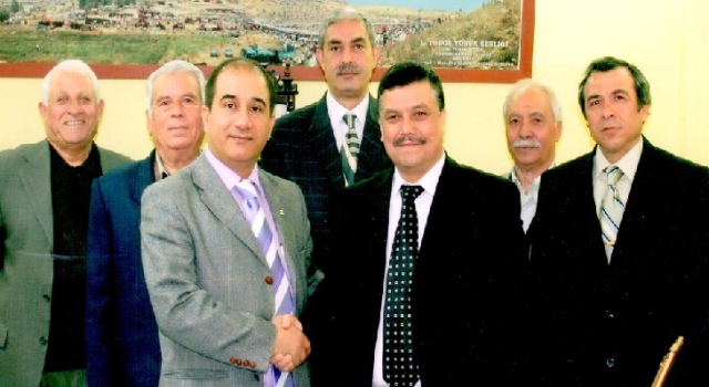 BAŞDANIŞMAN GÖKTAŞ GAZETECİ MUZAFFER ŞAHİN'İ ZİYARET ETTİ