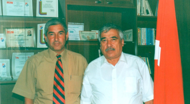 DYP'Lİ KAMİL AKÇAY VE ADNAN KIRLANGIÇ GÖKTAŞ'IN OFİSİNDE