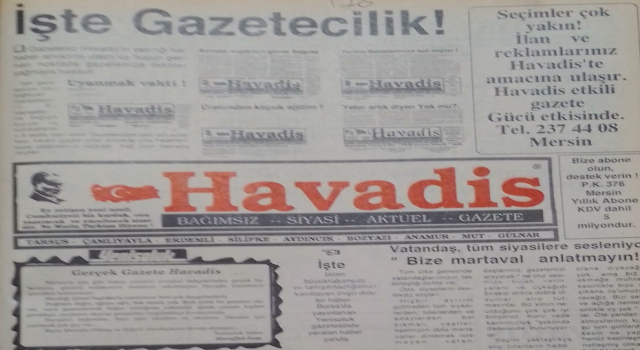 MUSTAFA GÖKTAŞ'IN ÇIKARDIĞI HAVADİS 6 BAŞLIKLA ALTI ÖDÜL ALDI