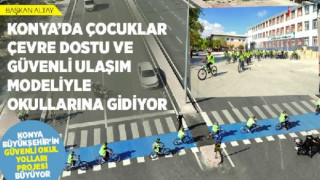 GÜVENLİ ULAŞIM MODELİYLE OKULLARINA GİDİYOR