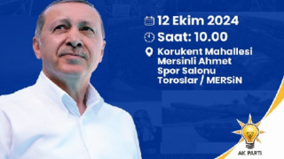 AK Parti Toroslar 6. Olağan İlçe Kongresi yapılıyor