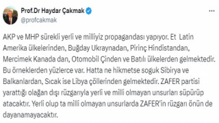 HAYDAR ÇAKMAK: KİM YERLİ KİM MİLLİ