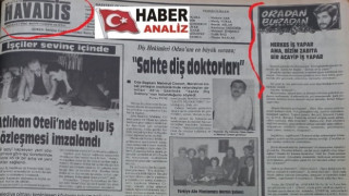 1987 YILINDA MUSTAFA GÖKTAŞ VE ÇIKARDIĞI HAVADİS GAZETESİ