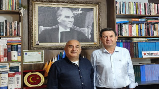 SEVİLEN İŞ İNSANI YAYINCI SİNAN KOÇ GÖKTAŞ’A NEZAKET ZİYARETİNDE BULUNDU