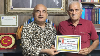 ÇETKODER'DEN ABDULLAH DUMAN'A TAKDİR VE ONUR BELGESİ