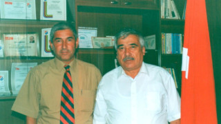 DYP'Lİ KAMİL AKÇAY VE ADNAN KIRLANGIÇ GÖKTAŞ'IN OFİSİNDE