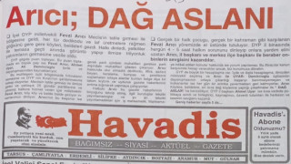 HAVADİS: FEVZİ ARICI DAĞ ASLANI