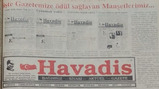 MUSTAFA GÖKTAŞ'IN GAZETESİ HAVADİS'E ÖDÜL YAĞDI